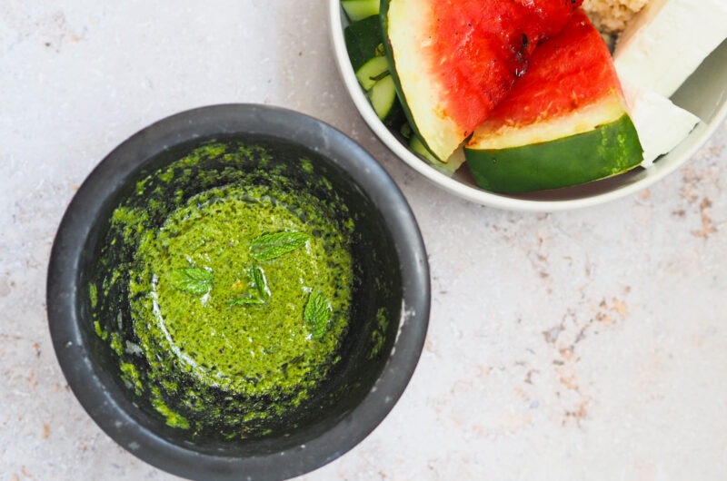 Frische Minzsoße – leicht, aromatisch & ideal für den Sommer (vegan)