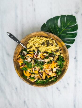 Couscous schön zubereitet in einer Bowl